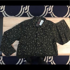 Levi’s engineers coat 2.0 olive leopard